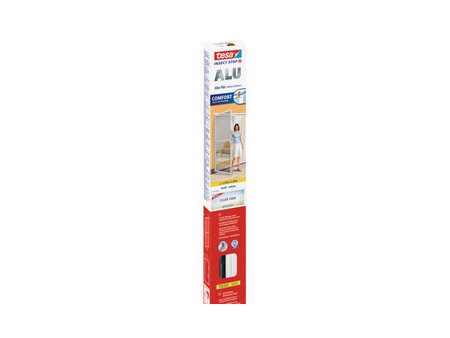 tesa Moustiquaire ALU COMFORT portes, 1,00 m x 2,20 m, gris
