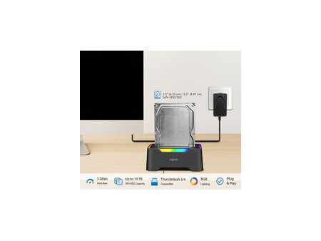 LogiLink Station d'accueil USB 3.2 pour disque dur