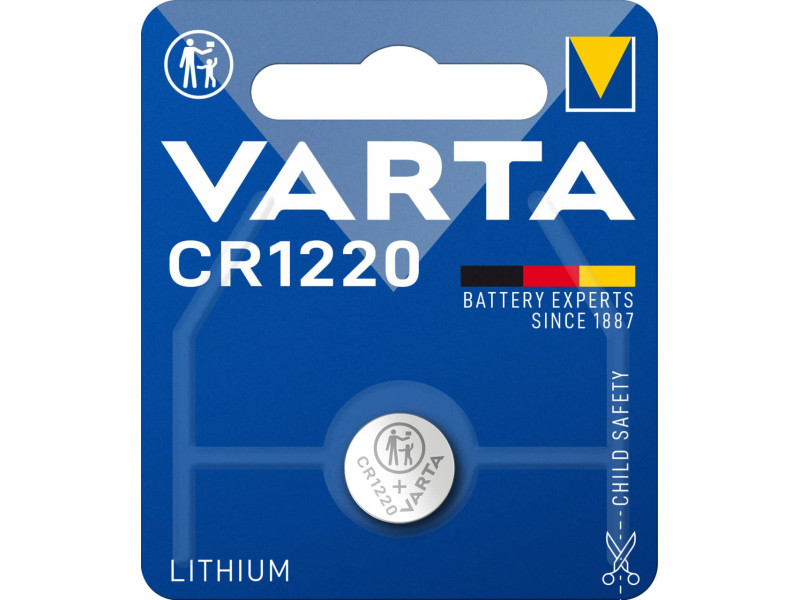 VARTA Pile bouton au lithium 'Electronics', CR1220, 3 V