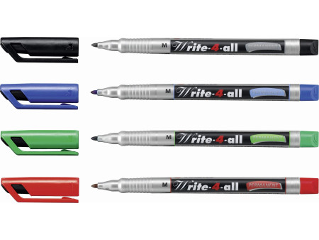 STABILO Marqueur permanent Write-4-all, M, étui en plastique