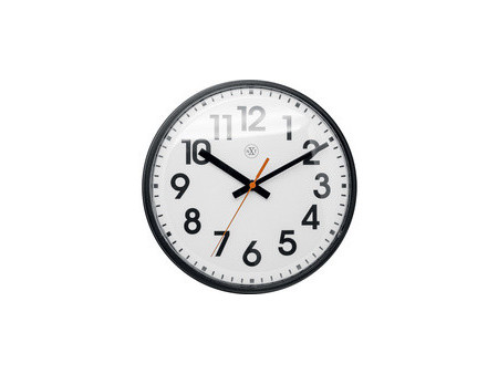 NEXTIME Horloge murale à quartz NXT, diamètre: 260 mm, blanc