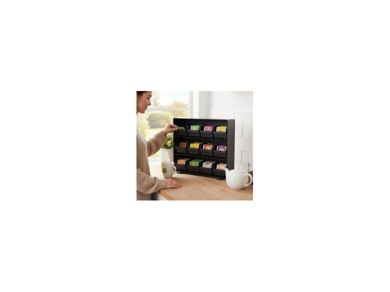 deflecto Organiseur pur sachets de thé, 12 tiroirs