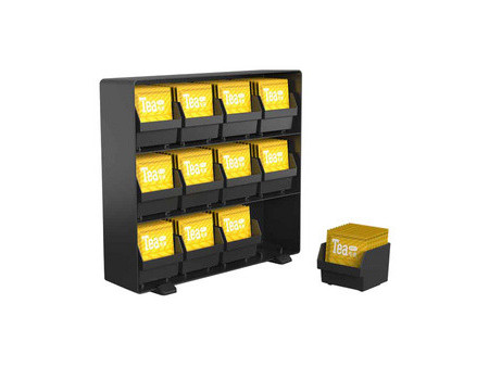 deflecto Organiseur pur sachets de thé, 12 tiroirs