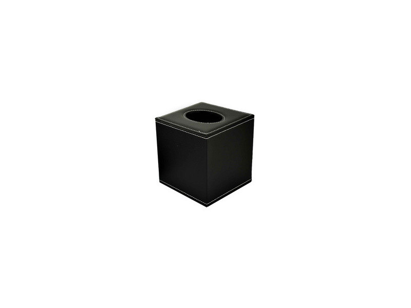 deflecto Distributeur de mouchoirs, carré, noir