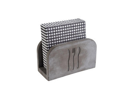 APS Support de serviettes papier ELEMENT, béton, gris