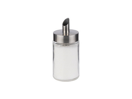 APS Sucrier doseur, avec tube doseur, acier inoxydable/verre
