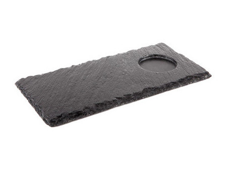 APS Plat en ardoise naturelle, (L)280 x (P)100mm, anthracite