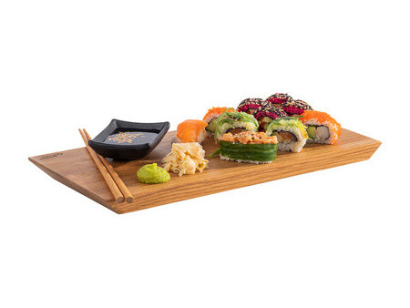 APS Planche à sushis SIMPLY WOOD, 350 x 170 mm, chêne