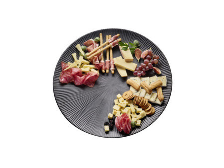 APS Plat de service NERO, rond, diamètre: 500 mm, noir