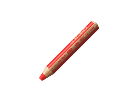STABILO Crayon multi-talents woody 3 en 1, étui carton de 6