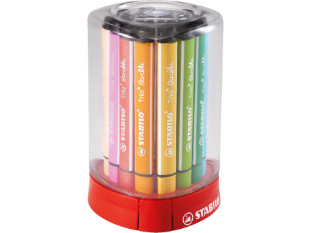STABILO Feutre Trio Scribbi, set de bureau de 12