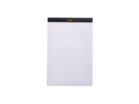RHODIA Bloc agrafé No. 19, format A4+, quadrillé 5x5, orange