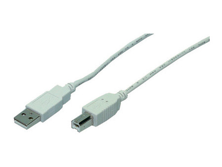 LogiLink Câble USB 2.0, USB-A - USB-B, 2,0 m