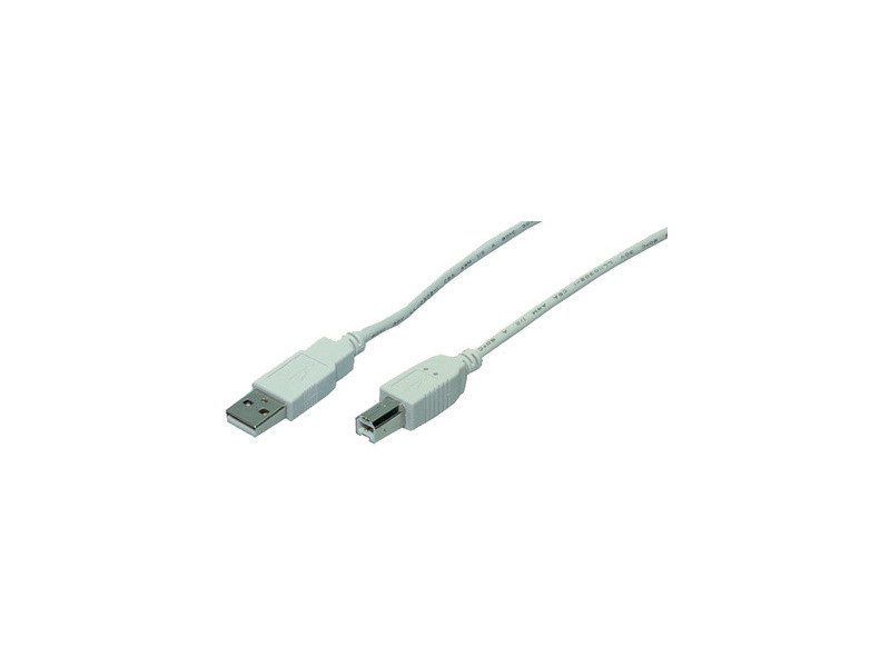 LogiLink Câble USB 2.0, USB-A - USB-B, 2,0 m