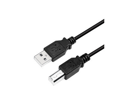LogiLink Câble USB 2.0, USB-A - USB-B, 2,0 m