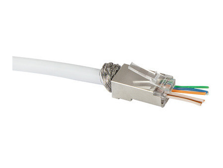 LogiLink Set de connecteurs RJ45, cat.6, blindés