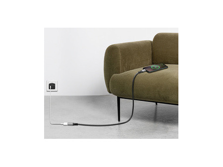 LogiLink Rallonge USB 3.2 Gen2, boîtier alu, 1 m, noir/gris