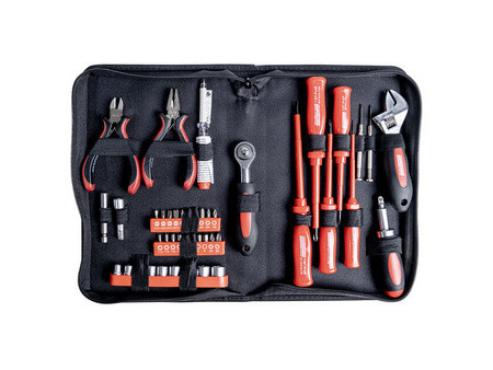 BRÜDER MANNESMANN Set d'outils pour électronique, 45 pièces