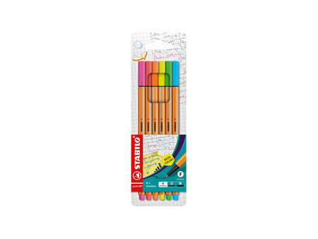 STABILO Feutre à pointe fine point 88, étui carton de 15
