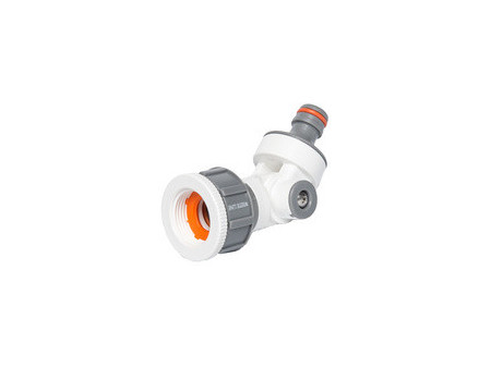 Bradas Nez de robinet articulé WHITE LINE,filetage intérieur