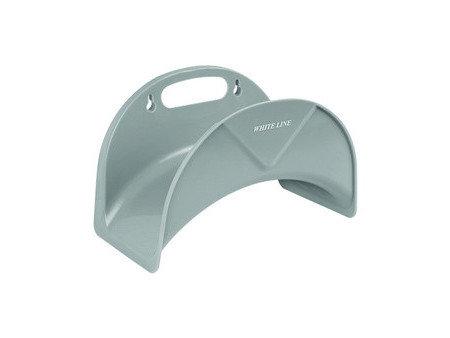 Bradas Porte-tuyau d'arrosage mural WHIT LINE, en PVC