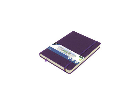 kangaro Carnet de croquis, couverture PU rigide, A6, ocre