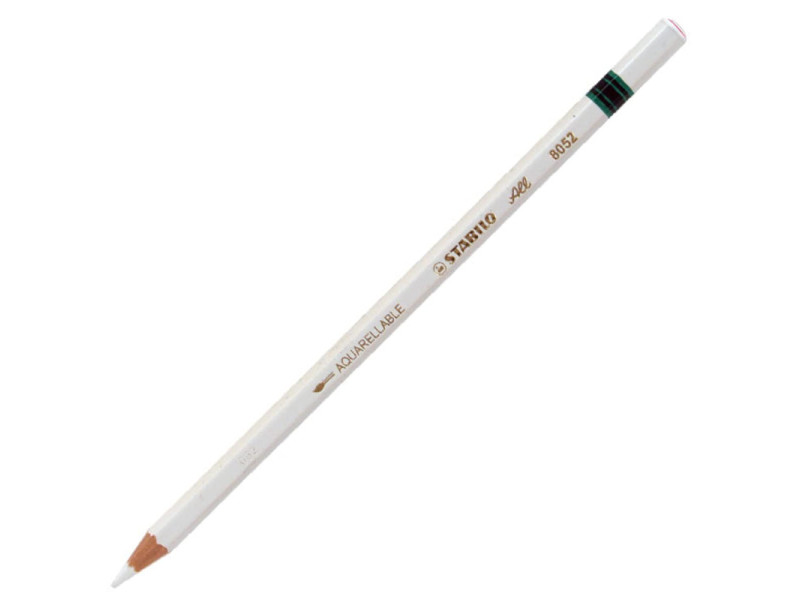 STABILO Crayon de couleur/crayon graphite ALL, blanc