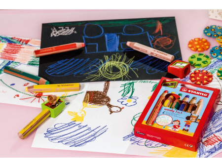 STABILO Taille-crayon pour crayons woody 3 en 1