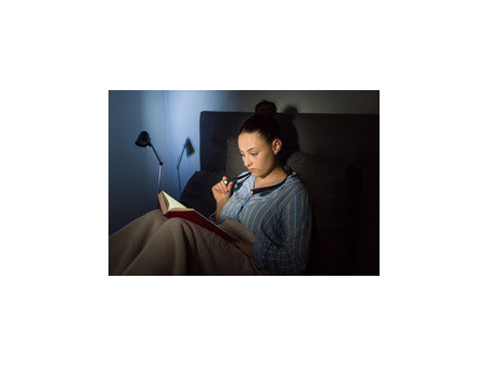 WEDO Lampe de lecture LED LOOPLIGHT, rechargeable, noir/gris