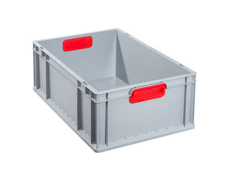 allit Bac de rangement ProfiPlus EuroBox 617, gris/rouge