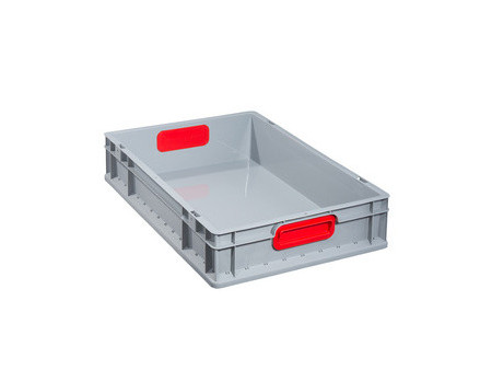 allit Bac de rangement ProfiPlus EuroBox 617, gris/rouge