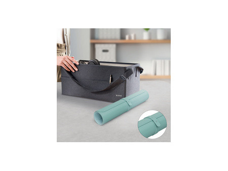 LEITZ Sous-main, 800 x 400 mm, en PVC, noir