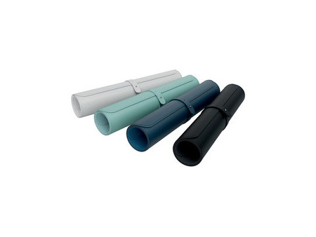 LEITZ Sous-main, 800 x 400 mm, en PVC, noir