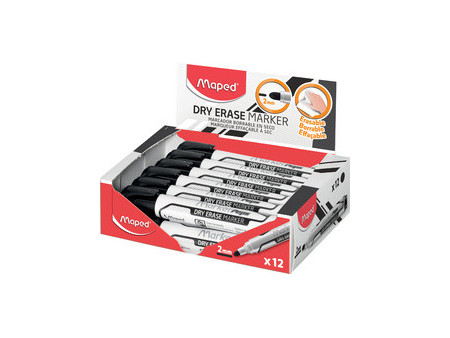 Maped Marqueur pour tableau blanc Marker'Peps Jumbo, noir
