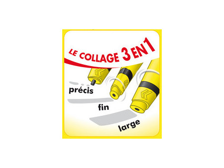 UHU Recharge colle twist & glue, sans solvant, 810 ml/950 g
