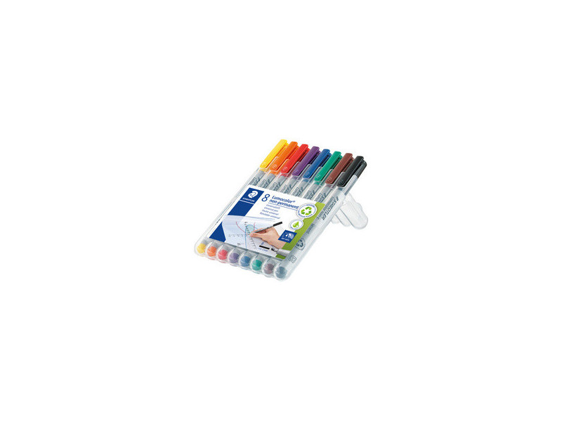 STAEDTLER Flacon de recharge Lumocolor, non permanent, noir