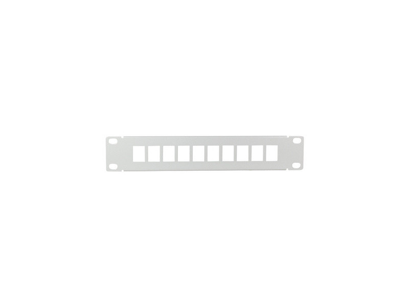 LogiLink Panneau de brassage keystone 10', gris clair