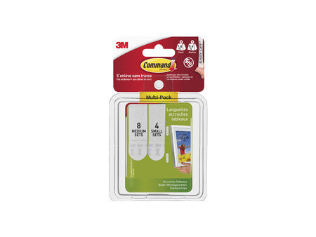 3M Command Languettes de fixation pour cadres, multipack