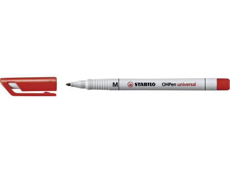 STABILO Feutre pour films OHPen universal, soluble, rouge