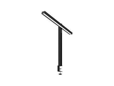 UNiLUX Lampe de bureau à LED ZENITH, pince, gris métallisé