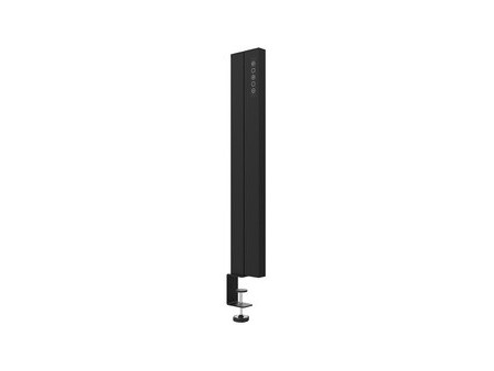 UNiLUX Lampe de bureau à LED ZENITH, pince, gris métallisé