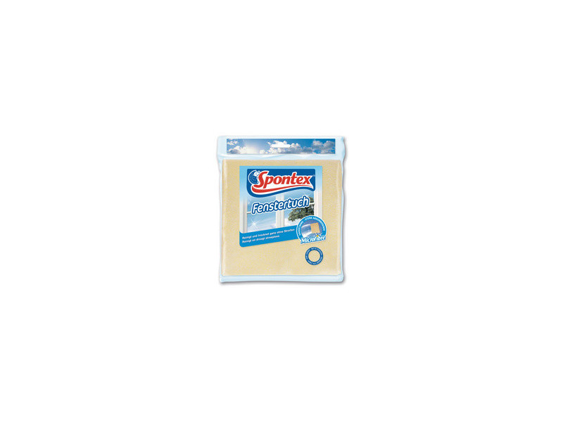 Spontex Chiffon microfibre pour fenêtre, jaune
