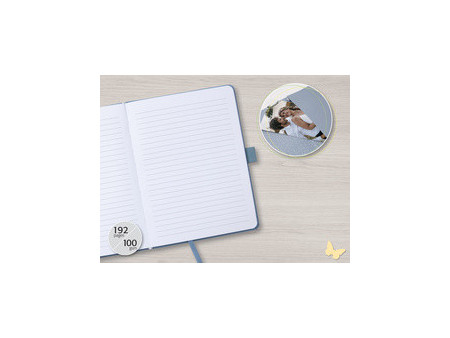 sigel Carnet de notes Jolie Feel, tissu, A5, ligné, menthe