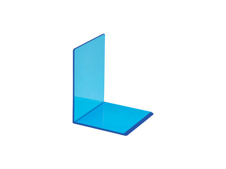 MAUL Serre-livres FLUO, en acrylique, bleu translucide