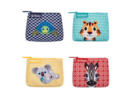 herlitz Porte-monnaie 'Cute Animals', toile