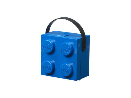 LEGO Boîte à goûter avec poignée, bleu