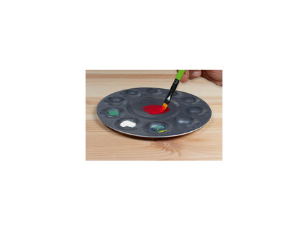 kangaro Palette de peinture, aluminium, rond, 170 mm