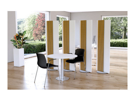 kerkmann Cloison Oxford, pivotant, 800 x 1.650 mm, blanc