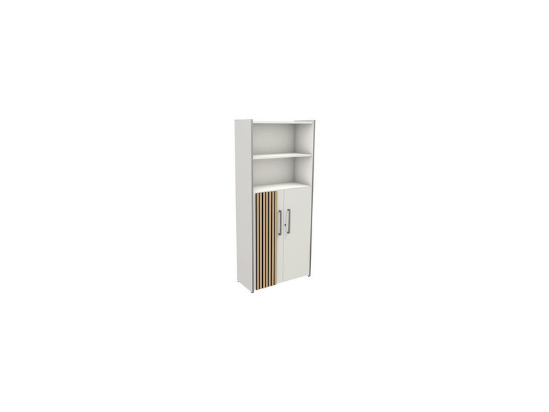 kerkmann Étagère Oxford avec portes, blanc