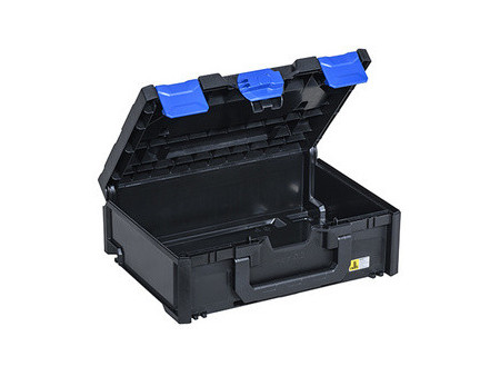 allit Boîte de rangement EuroPlus MetaBox 215, noir/bleu